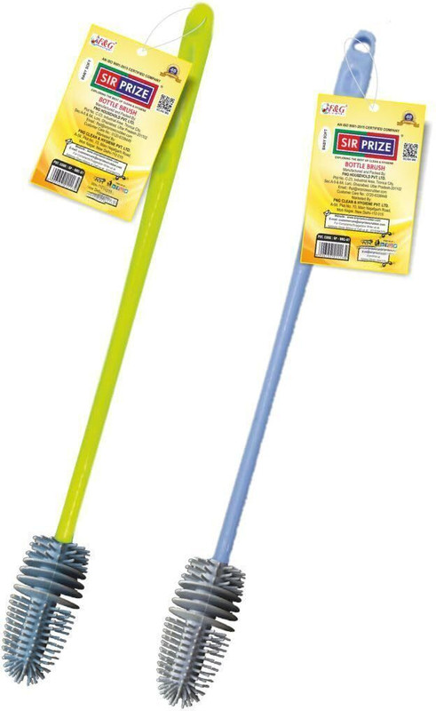Sir Prize Silicone Bottle Brush with Long Handle for Easy deep Cleaning.(Multicolor)