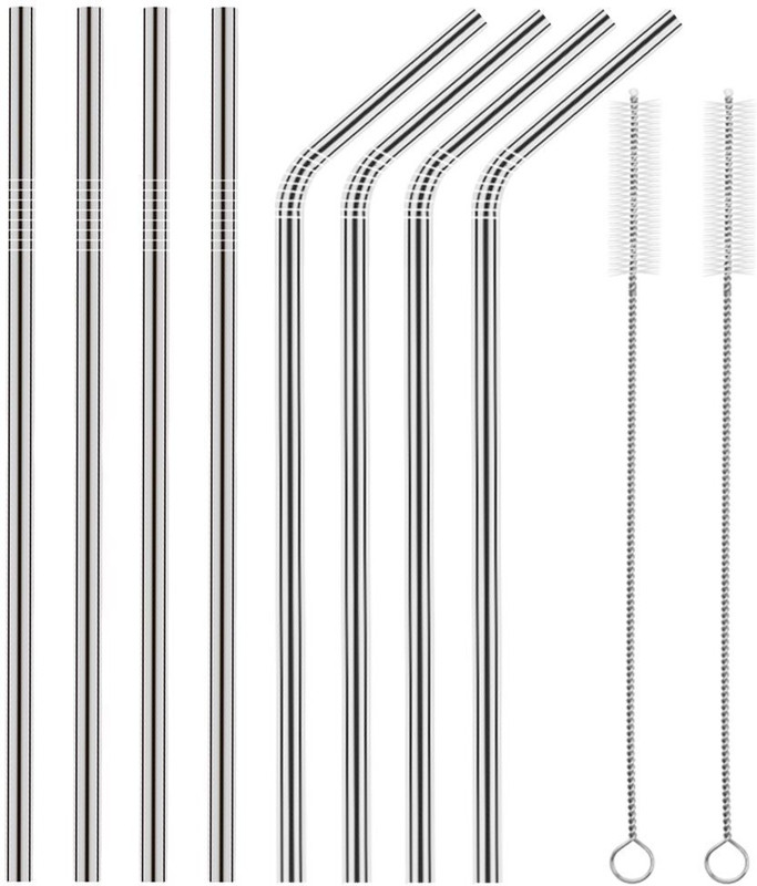 SMP ENTERPRISE Reusable Metal Straw(Silver)