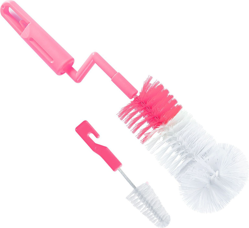 Morisons Baby Dreams Rotary Bottle Cleaning Brush (Pink)(Pink)