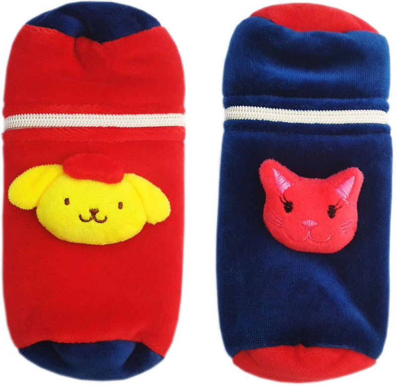 PRADEEP KUMAR HUF BABY FEEDING BOTTLE COVERS ,150-200 ML CAPACITY(RED BLUE)
