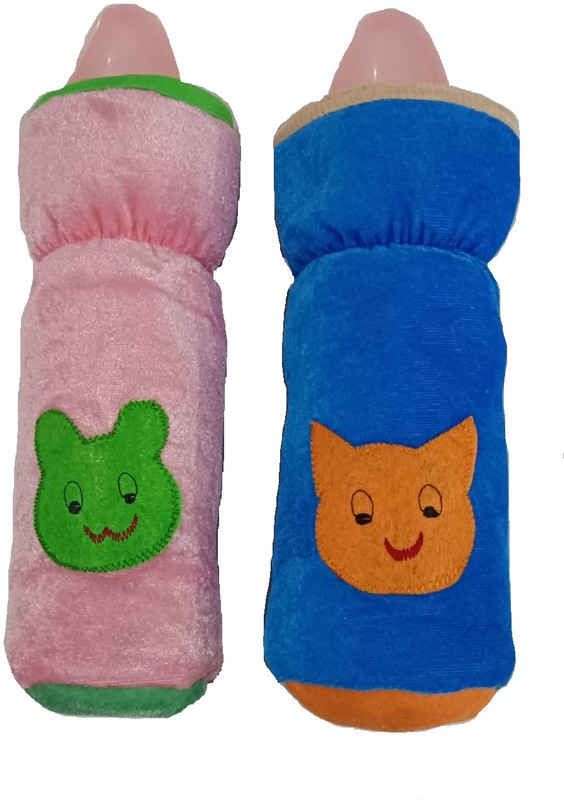 ADRIEL BRINGING JOY New Born Baby Bottle Covers(Pink, Blue)
