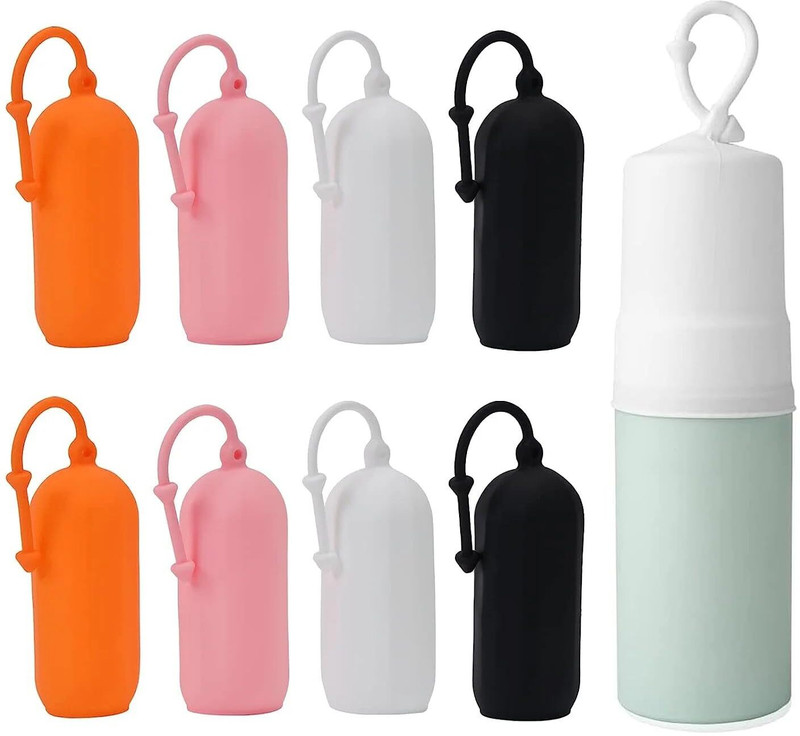 Inovera 8 Pieces Travel Bottle Covers - Leak Proof Bottles Sleeves(Multicolor)