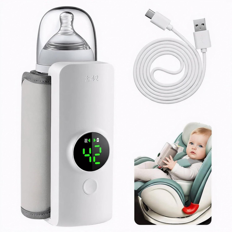 ORVENIX Bottle Warmer for Baby Food, Milk & Water Heater Electric Bottle Sterilizer(White)