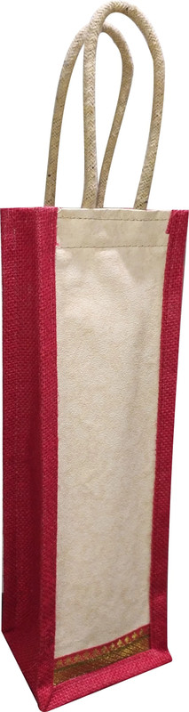 LMT Collection Jute Eco-Friendly Water Bottle Carry Bag 1.5 Liter Capacity(Multicolor)