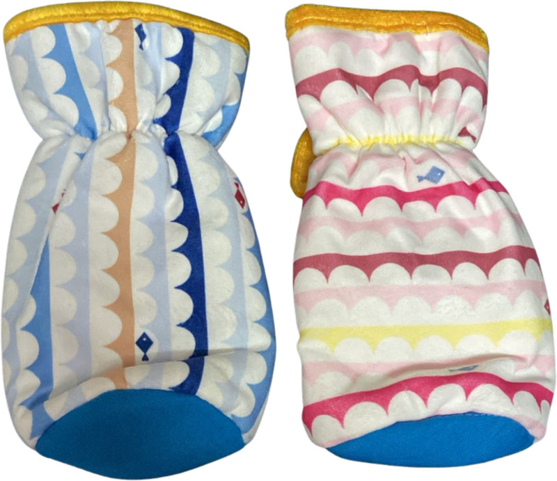 vavia Soft Cotton Baby Feeding Bottle Cover(BLUE AND PINK)