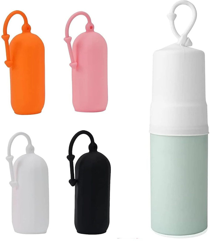 Inovera 4 Pieces Travel Bottle Toiletry Bag Covers - Leak Proof Bottles Sleeves(Multicolor)