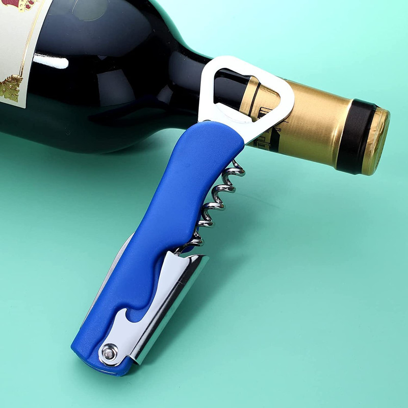 Huayue Opener for for Household, Camping, and Parties, pocket knife opener multi-function opener Blue Creative Wine Bottle Opener Bottle Opener(Pack of 1)