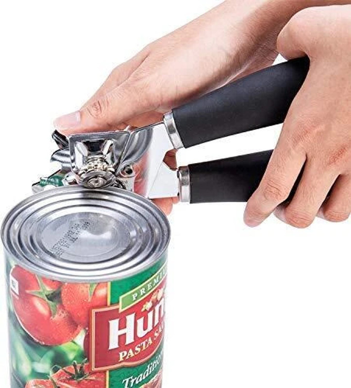 FLOSTRAIN Can Opener Tin Cutter Heavy Duty Stainless Steel Multipurpose Opener for Bottles Bottle Opener