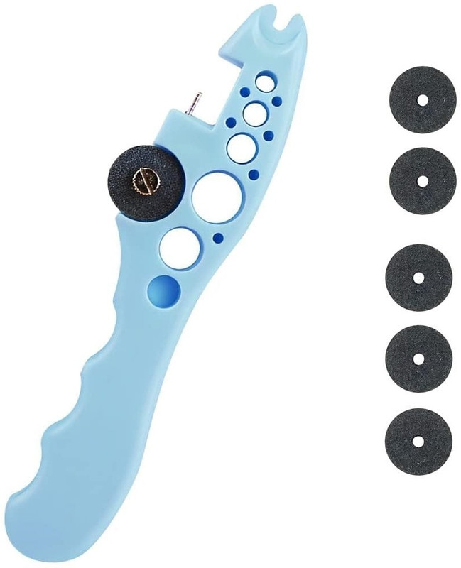 GOPINATH AUTOLINK Ampule Cutter with 5 Replaceable Grinding Wheels, Ampoule Cutter for Doctors Glass Bottle Cutter, Ampule Breaker, Suitable for Home Bottle Opener(Pack of 1)