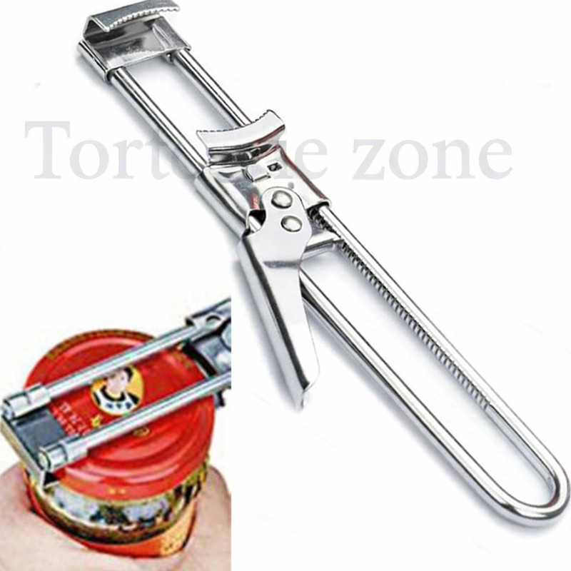 Tortoise zone Master Jar & Bottle Opener – Adjustable Multifunctional Stainless Steel Master Jar & Bottle Opener Bottle Opener(Pack of 1)