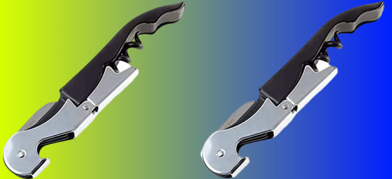 BZILO Wine Opener with Foil Cutter and Bottle Opener PACK OF 2 M_60 Bottle Opener(Pack of 2)
