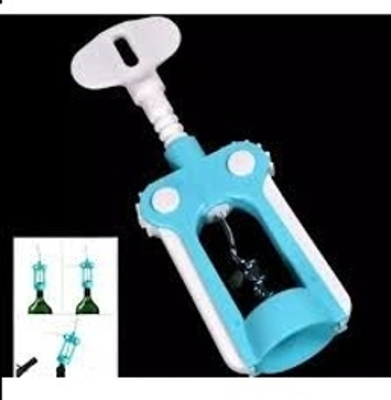 Gree9 Store Plastic Red Wine Opener I Wing Type Corkscrew Bottle I Corkscrews Pack of 1 Bottle Opener