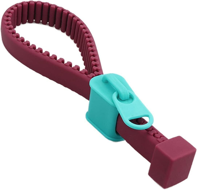 KASHTGO ZIPPER CAN OPENER Silicone zipper Can & Bottle Opener | Non-Slip Jar Lid Grip Tool Bottle Opener(Pack of 1)