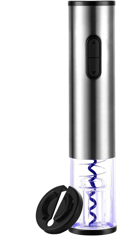 Iktu Electric Wine Opener Battery Operated Wine Corkscrew Opener with Foil Cutter Bottle Opener(Pack of 1)