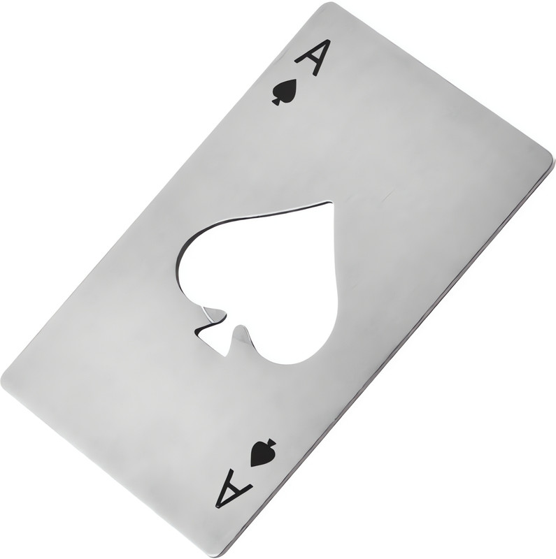 RV Mart CARDACESPADEOPENERSILV CARDACESPADEOPENERSILV Bottle Opener