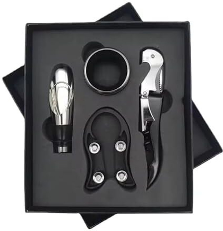 VYSTRA 4 in 1 Wine Bottle Opener Set Bottle Opener Set