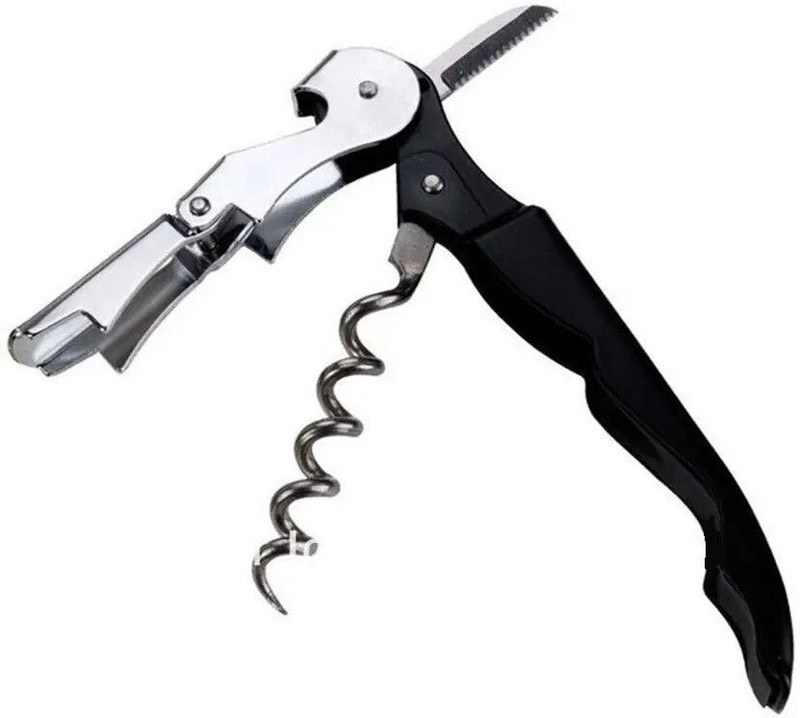 VISHALMETAL BOTTLE OPENER WITH KNIFE AND SPRING OPERNER Wine Cork Opener, Bottle opener with knief Bottle Opener(Pack of 1)