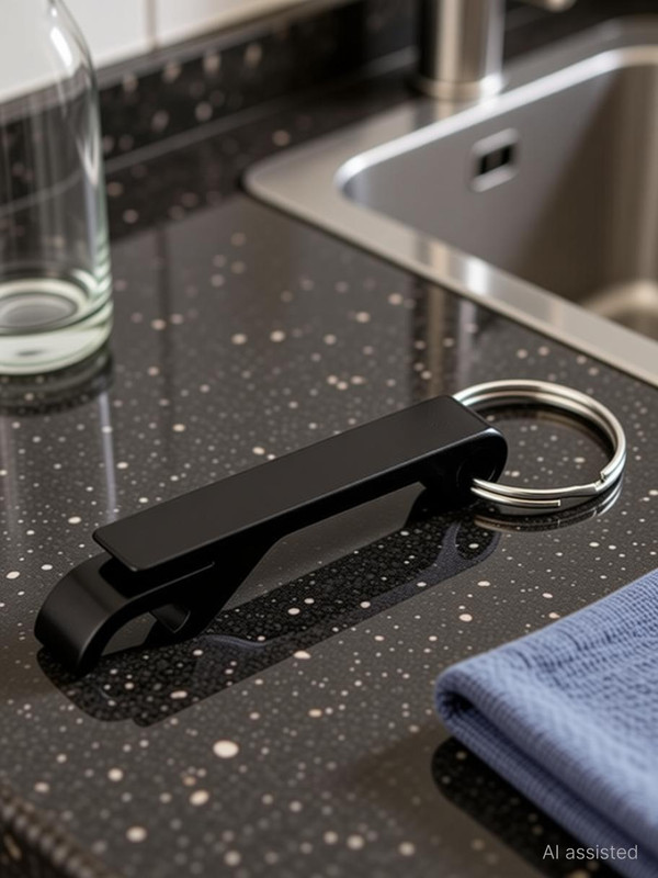 Rrimin Metal Keychain Bottle Opener | Compact Pocket Bar Tool with Claw Bar Split Tool for Kitchen & Bar Bottle Opener(Pack of 1)