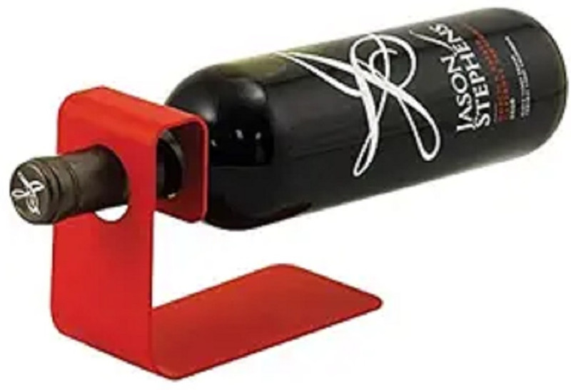 Umbra Stainless Steel Bottle Rack(Red, 7 Bottles)