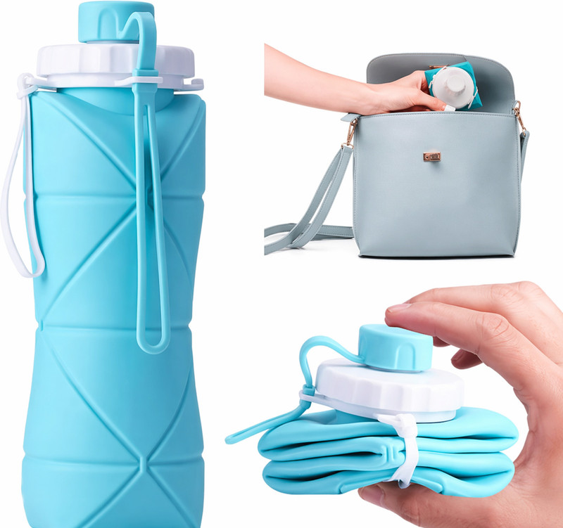 chaina Silicone Bottle Rack Cellar(Blue, 1 Bottle)
