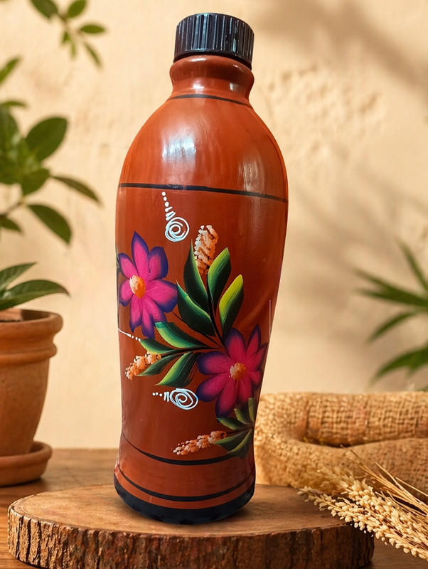 Kiran mallick Ddf Terracotta Bottle Stopper(Multicolor)