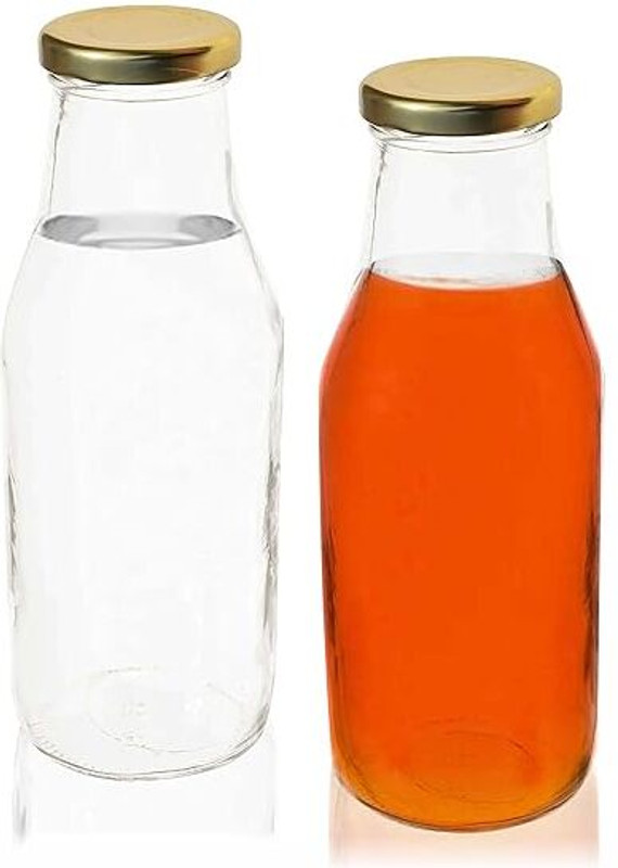 MAHADEV 1000 ml milk bottle Glass Bottle Stopper(Clear)