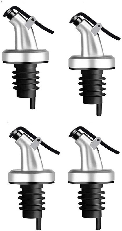 Prathna Enterprise oil dispenser caps 4 pcs Plastic Bottle Stopper(Grey)