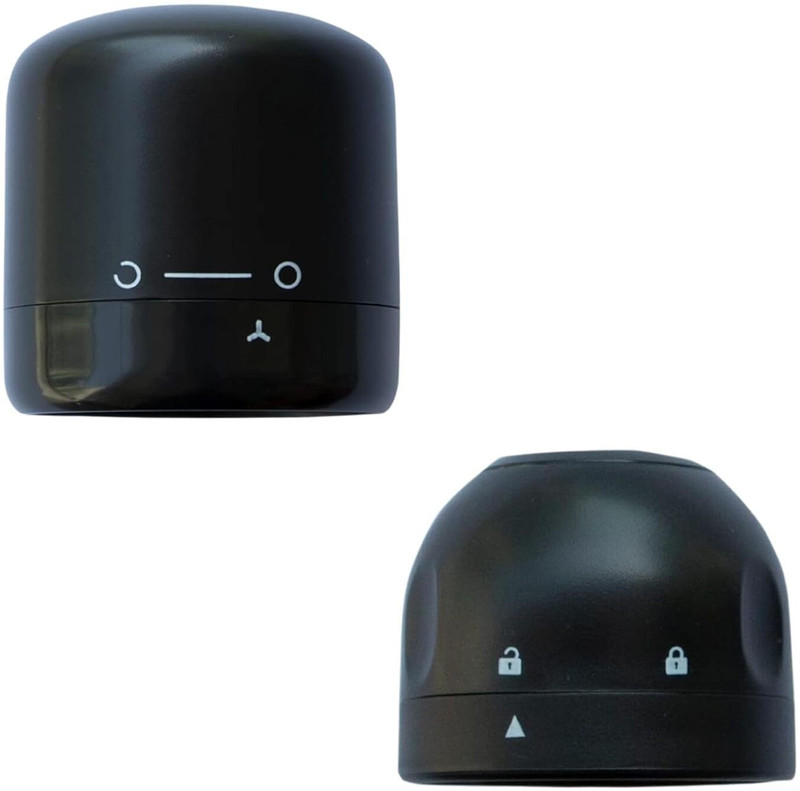 BEYTEQ Wine Bottle Stoppers, Wine stoppers Champagne stoppers Plastic Bottle Stopper(Black)