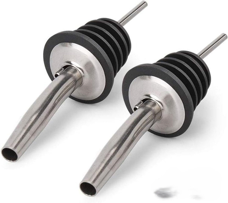 kulgeet Wine pourer/ Pour Spou Pack Of 2 Stainless Steel Bottle Stopper(Steel)