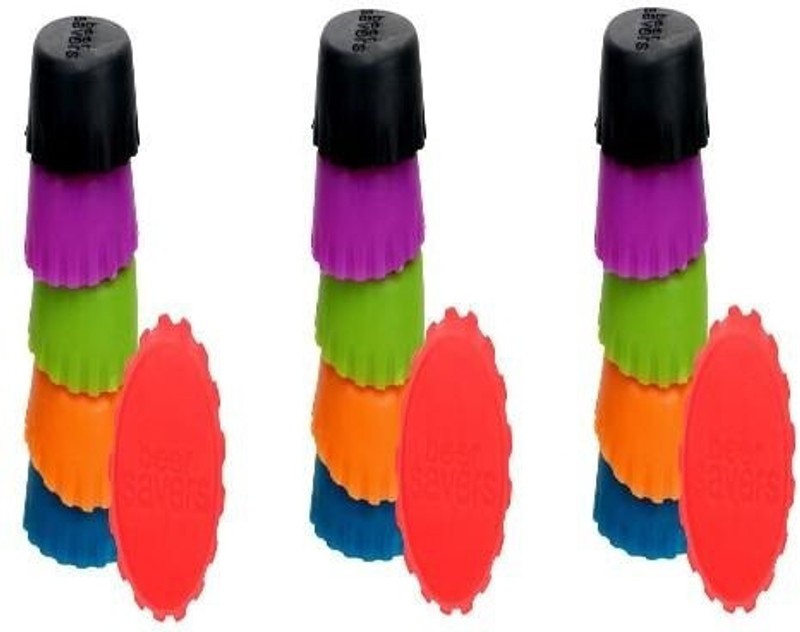 Oblivion Beer Savers Caps For Soda & Bottles Silicone Bottle Stopper(Multicolor)