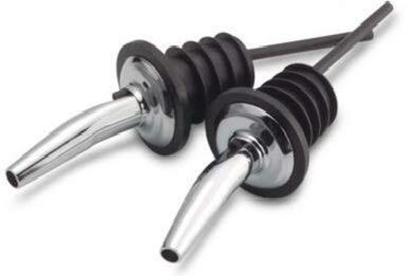 finality Stainless Steel Wine Pourer for Home bar and Restaurant Pack Of 2 Stainless Steel Bottle Stopper(Silver)