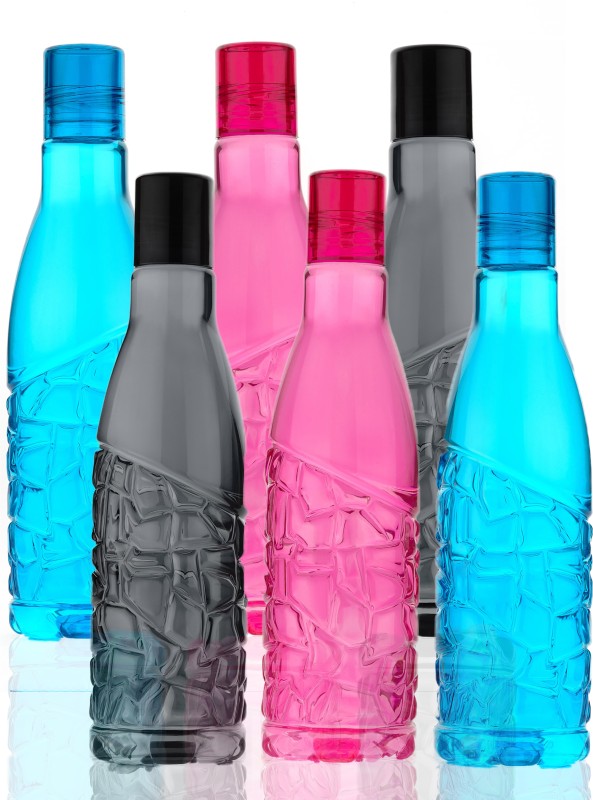 Flipkart SmartBuy Bottle set for school, office and fridge bottle set 1002 ml Bottle(Pack of 6, Multicolor, Plastic)