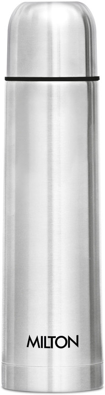 MILTON Eco-Flip 500 Thermosteel Bottle 500 ml Steel Flask(Pack of 1, Silver)