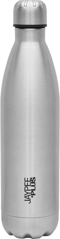 Jaypee Plus Alpha Thermosteel Insulated Flask 24 Hours Hot and Cold Water Bottle 750 ml Steel Flask(Pack of 1, Silver)