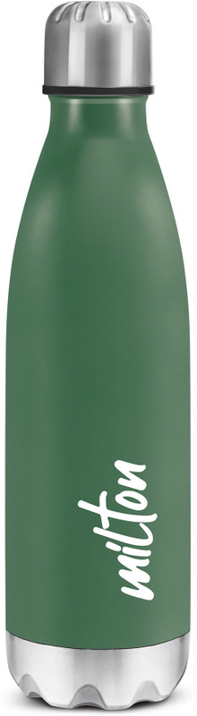 MILTON Shine 800 680 ml Stainless Steel Bottle(Pack of 1, Green)