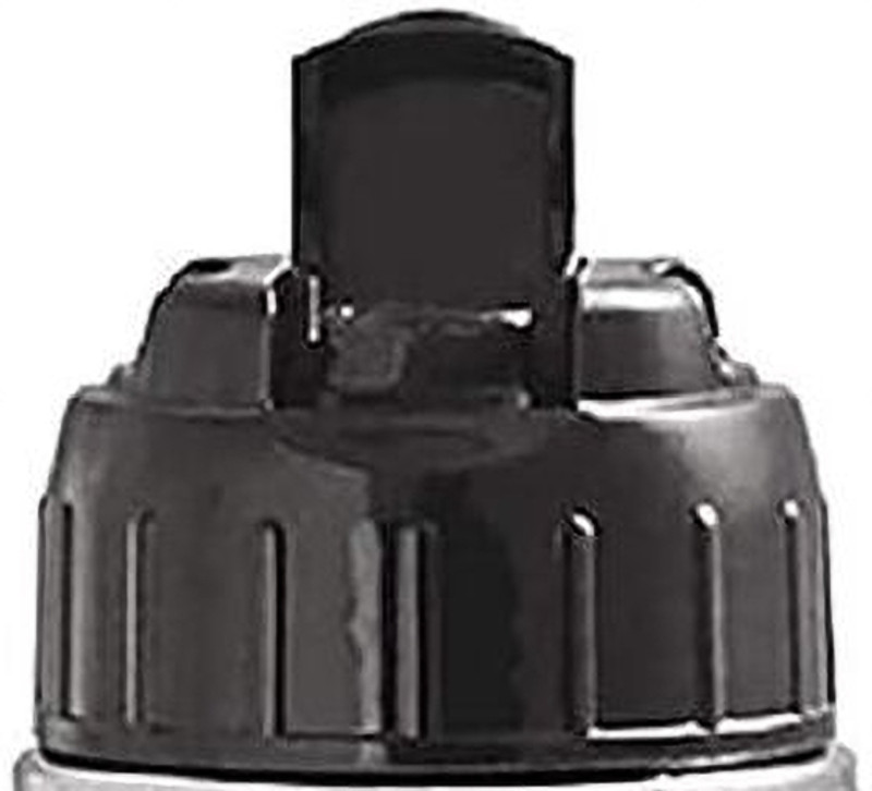 MILTON Flip 750ml 1000ml Lid/Cap only 1000 ml Plastic Flask(Pack of 1, Black)