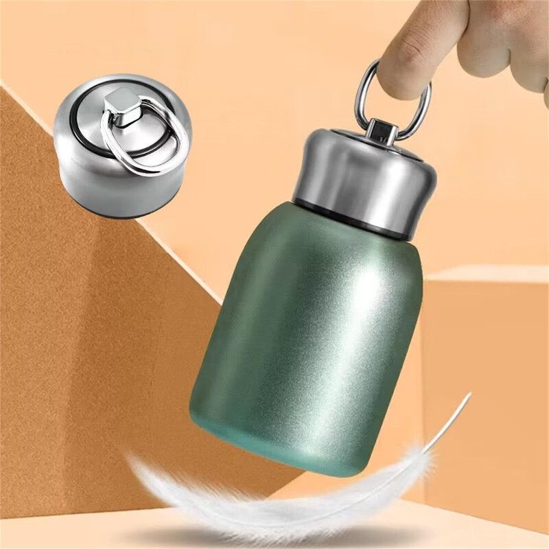 CHHOTI TOKRI Mini 300ML Stainless Steel Bottle 300 ml Stainless Steel Bottle(Pack of 1, Green)