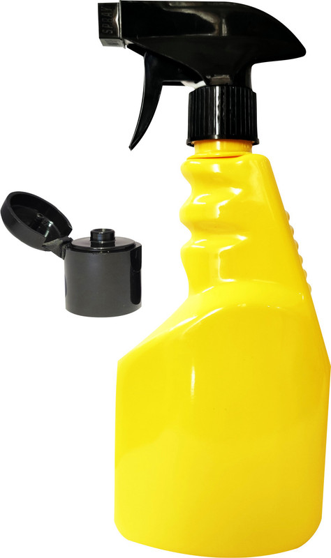 Premium1 Empty Spray Bottle 500 ml Plastic Spray Bottle(Pack of 1, Yellow)