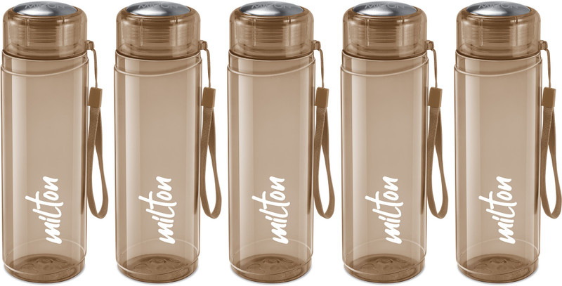 MILTON Helix 1000 Pet Water Bottle, Set of 2, 1 Litre Each, Purple 1000 ml Plastic Bottle(Pack of 2, Purple)