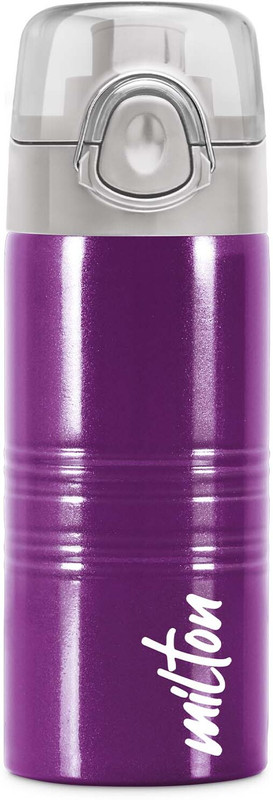 MILTON Vogue 500 Stainless Water , 490 ml Steel Bottle(Pack of 1, Purple)