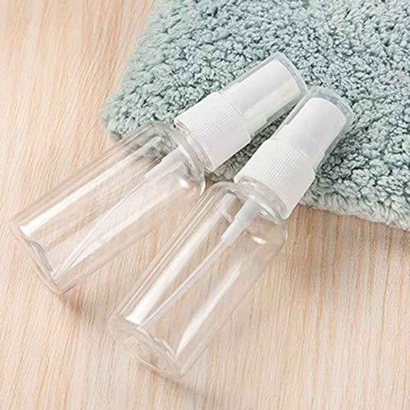 Sidhivinayak SPB100ML 100 ml PET Spray Bottle(Pack of 2, Clear)