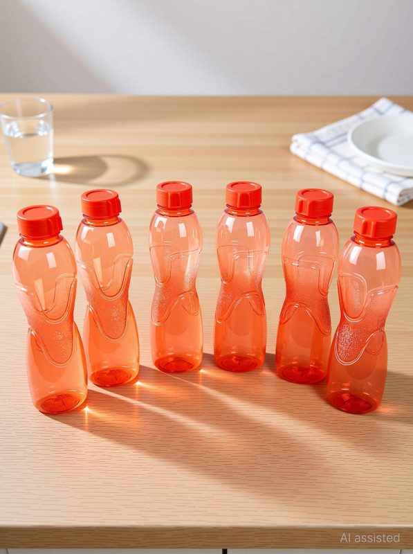 MILTON MAYO 1000 ml Plastic Bottle(Pack of 6, Red)