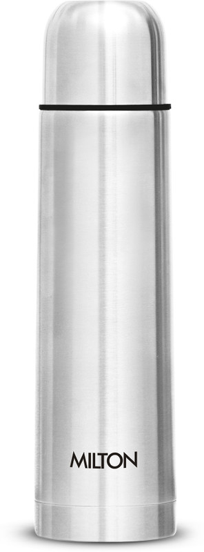 MILTON Eco-Flip 750 Thermosteel Vacuum Insulated Flask, 24 Hrs Hot & Cold Bottle 750 ml Steel Flask(Pack of 1, Silver)