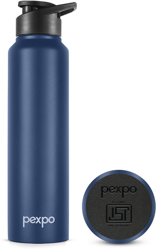 Go24 Sports and Hiking Stainless Steel, Chromo 950 ml Steel Bottle(Pack of 1, Blue)