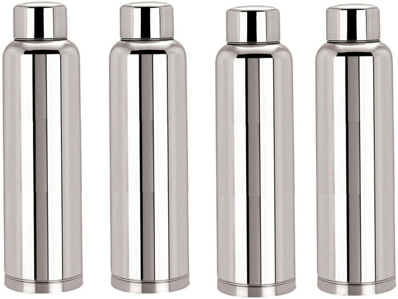 EFL EF004 1000 ml Steel Bottle(Pack of 4, Silver)
