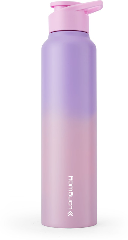 Longway Rush Stainless Steel Water Bottle | Leak-Proof & Rust-Free Design | 1000 ml Stainless Steel Bottle(Pack of 1, Pink)