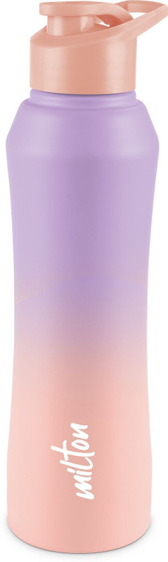 MILTON Comet 1000 Stainless Steel Water Bottle for School, 980 ml, Purple & Pink 1000 ml Steel Bottle(Pack of 1, Beige, Purple)
