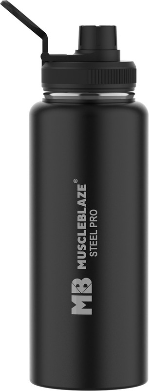 MUSCLEBLAZE Sports Insulated Bottle for Gym, Office, Home & Travel 1000 ml Steel Shaker(Pack of 1, White)