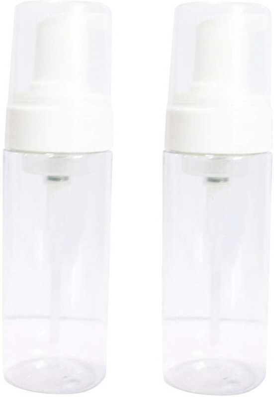 Mumbai Tattoo Foam Reusable Empty Bottle 150ml (Pack of 2) 150 ml Plastic Spray Bottle(Pack of 2, Clear)