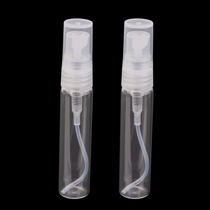 Maxxlite Refillable Empty 5 ml Plastic Spray Bottle(Pack of 2, Clear)